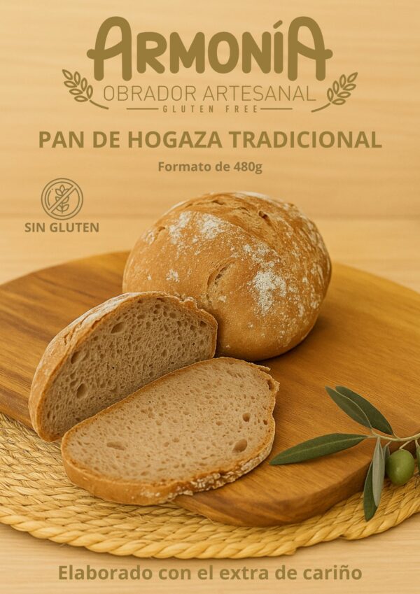 Pan de hogaza para dieta antiinflamatoria sin gluten