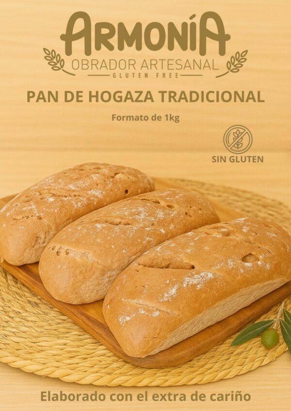 Pan de hogaza para dieta antiinflamatoria sin gluten