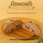Pan de hogaza con nueces y arándanos sin gluten – Obrador Armonía, pan artesanal con AOVE