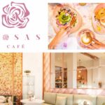 Interior Rosas Café Marbella rodeado de rosas y glamour