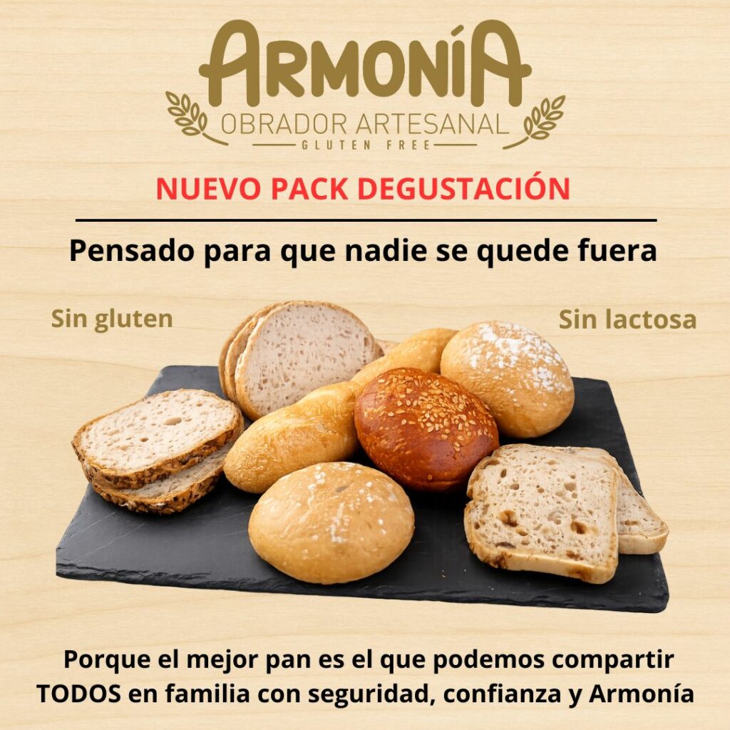 Porque el mejor pan sin gluten es el que podemos compartir todos, en familia y con amigos, con seguridad, confianza y Armonía.